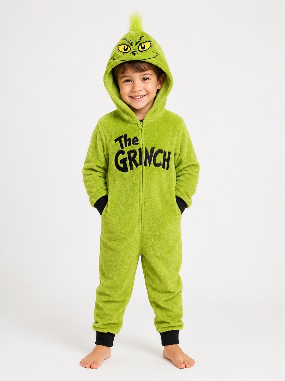 UNIVERSAL STUDIOS AUTHENTIC  GRINCH PJS ONE PIECE SZ 5T